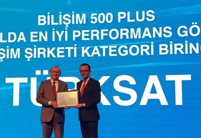 Türksat, “Son 3 yılda En İyi Performans Gösteren Bilişim Şirketi” seçildi