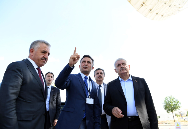 Prime Minister Binali Yıldırım Visits Türksat